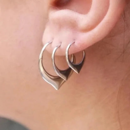 3pc Tiny Petal Earrings