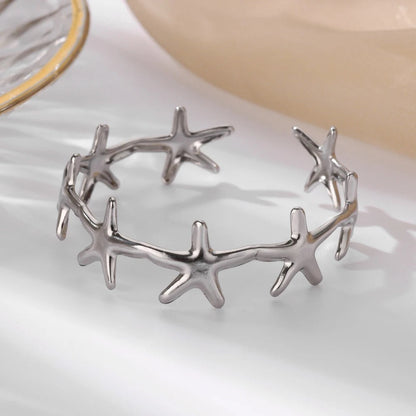 Shell Starfish Bangles