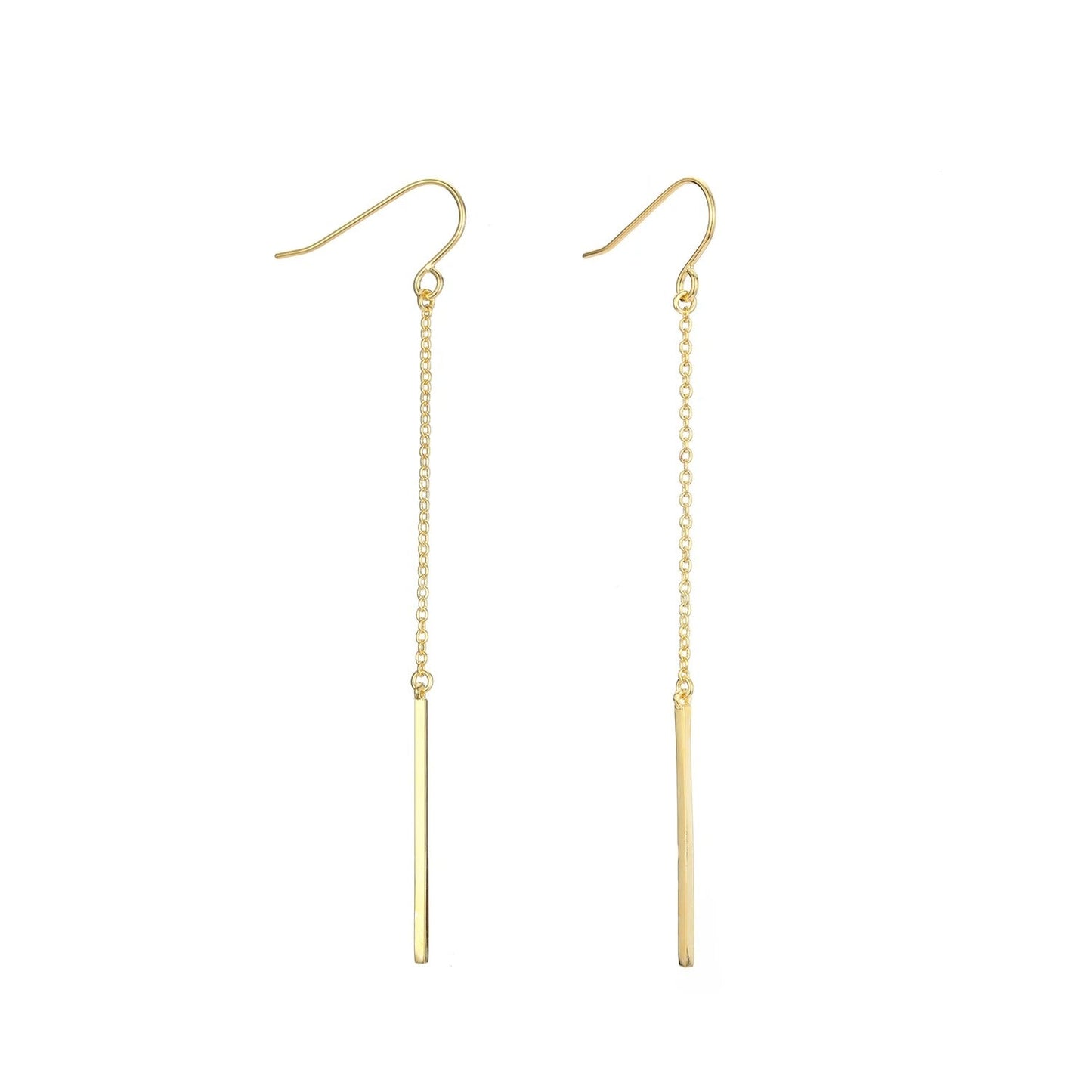 Dainty Dangling Bar Earrings