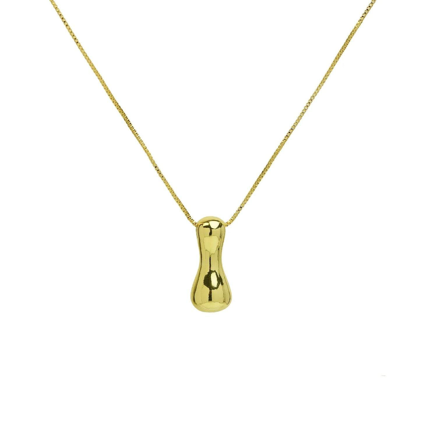 Chunky Balloon Initial Letter Necklace