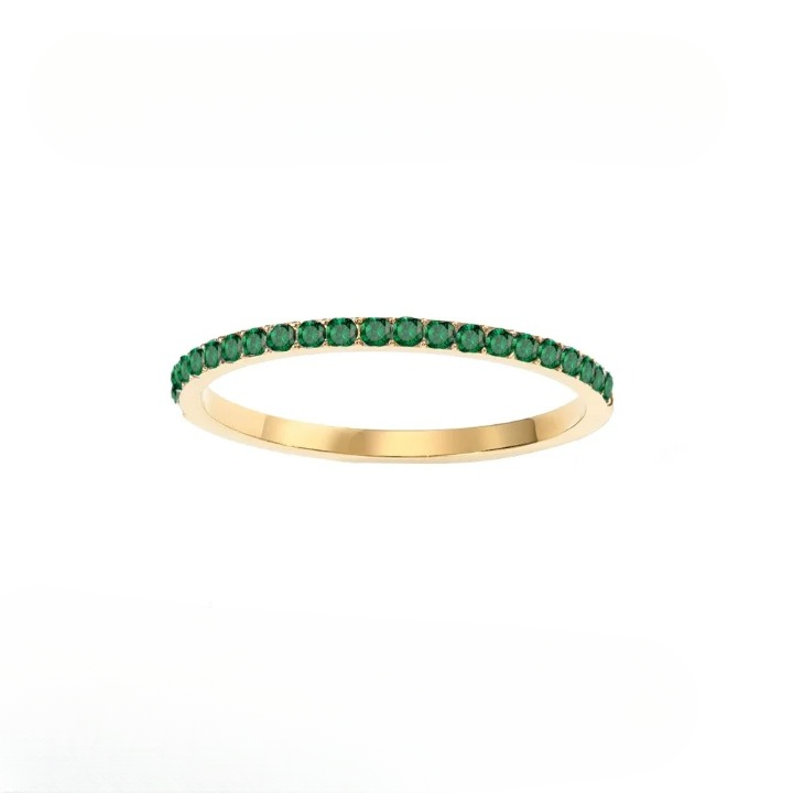 Dainty Thin Birthstone Ring