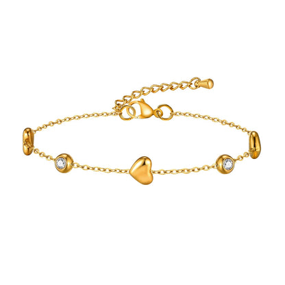 Dainty Heart Friendship Bracelet