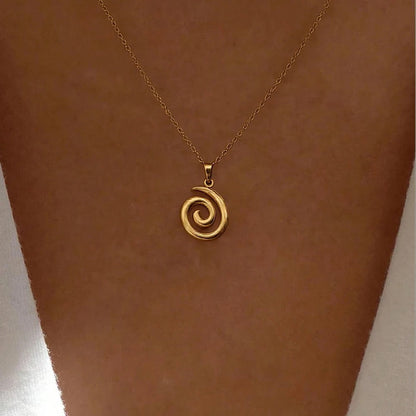 Dainty Spiral Necklace
