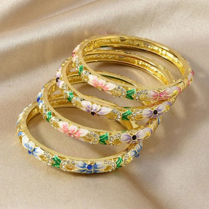 Cloisonne Traditional Floral Bracelet