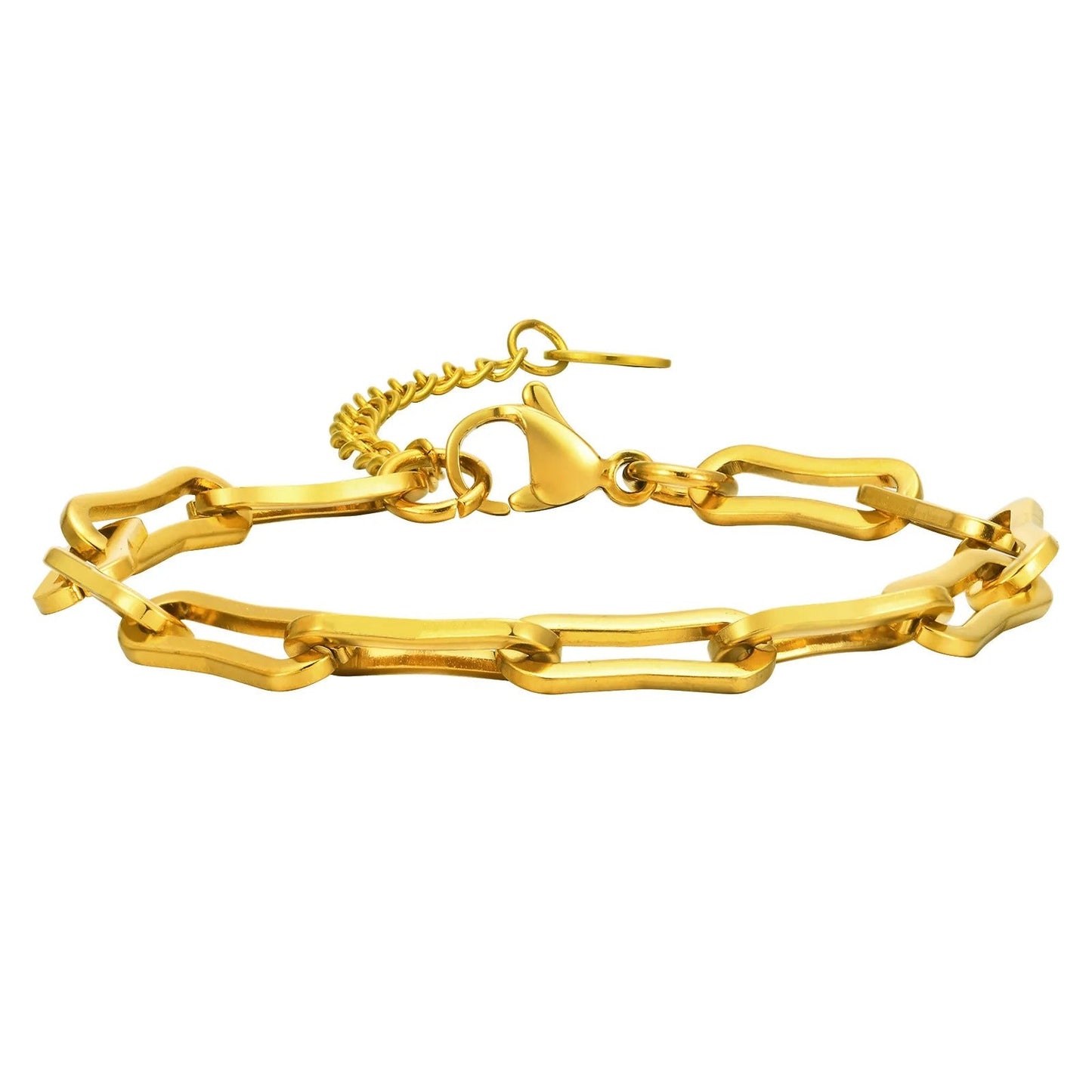 Paper Clip Link Bracelet