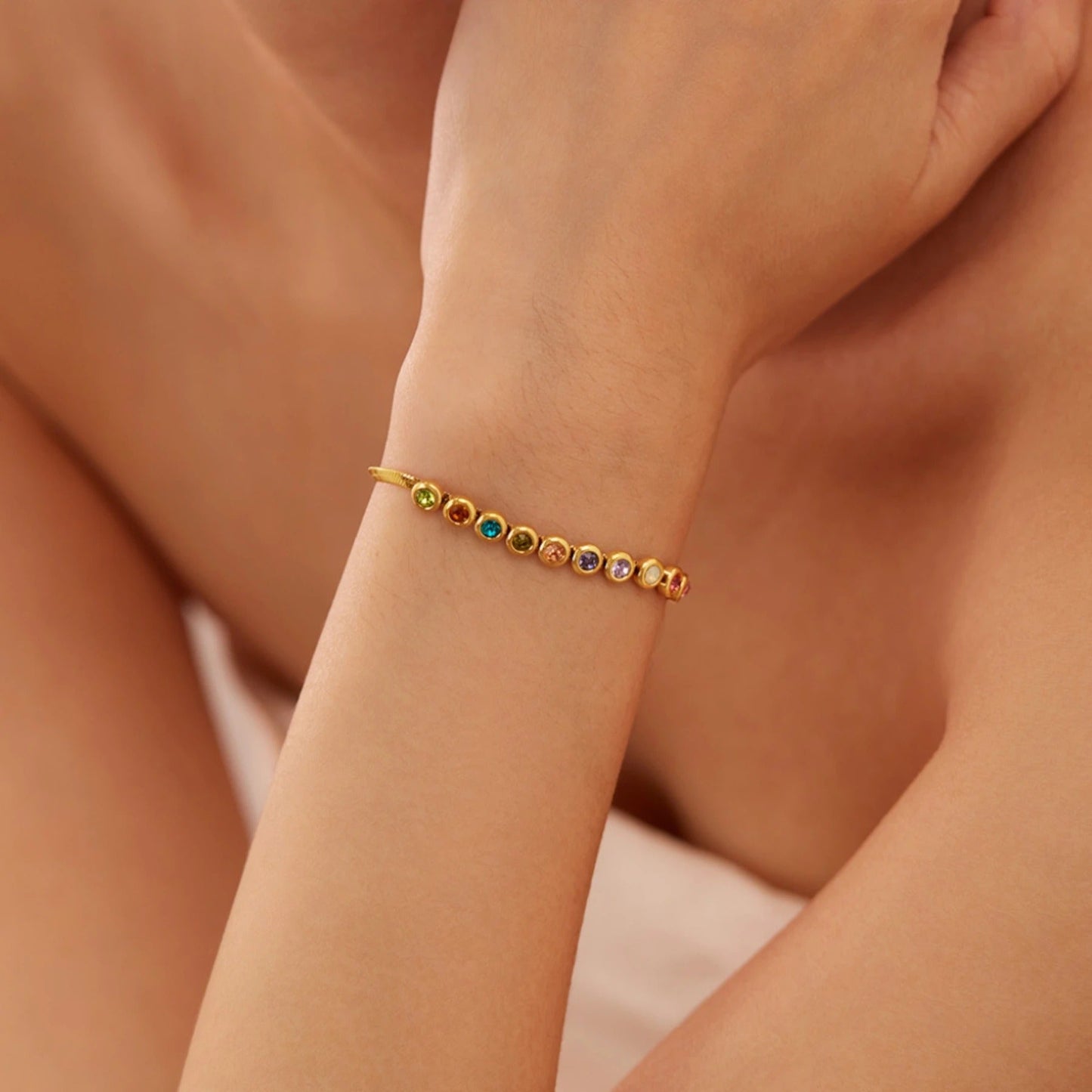 Colorful Mini Circles Bracelet
