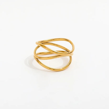 Dainty Infinity Loops Ring