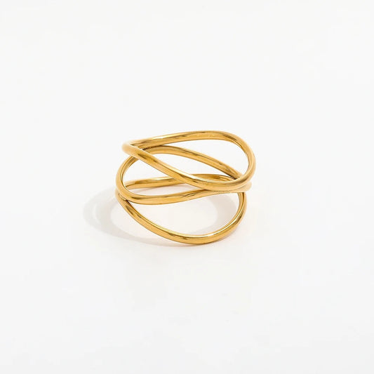 Dainty Infinity Loops Ring