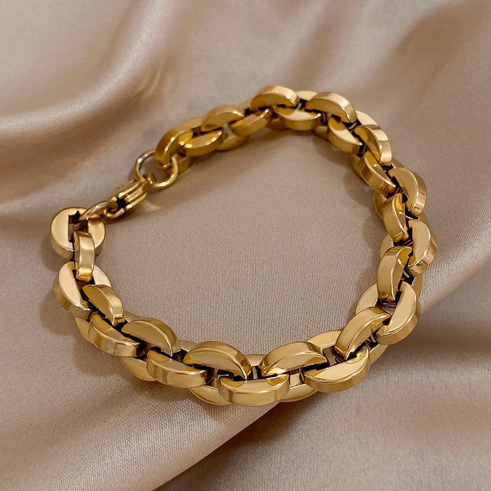 Chunky Cuban Chain Bracelet