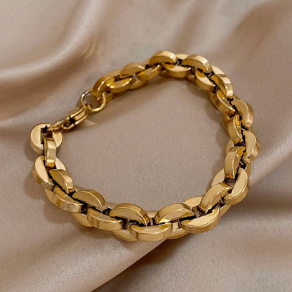 Chunky Cuban Chain Bracelet