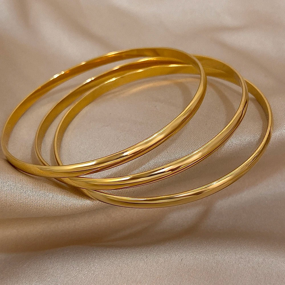 3pc Glossy Bangle Bracelet