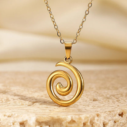 Dainty Spiral Necklace