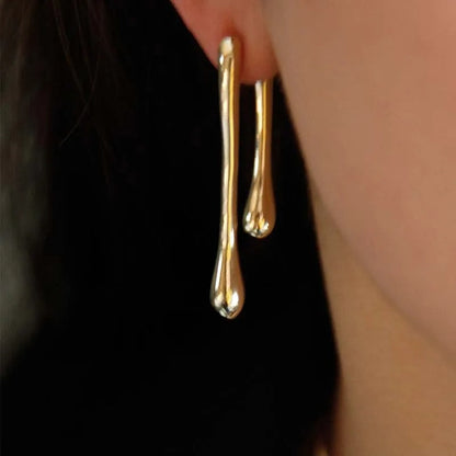 Exaggerated Water Drop Earrings