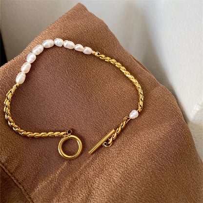 Irregular Pearl Bracelet