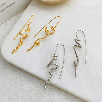 Abstract Squiggly Earrings