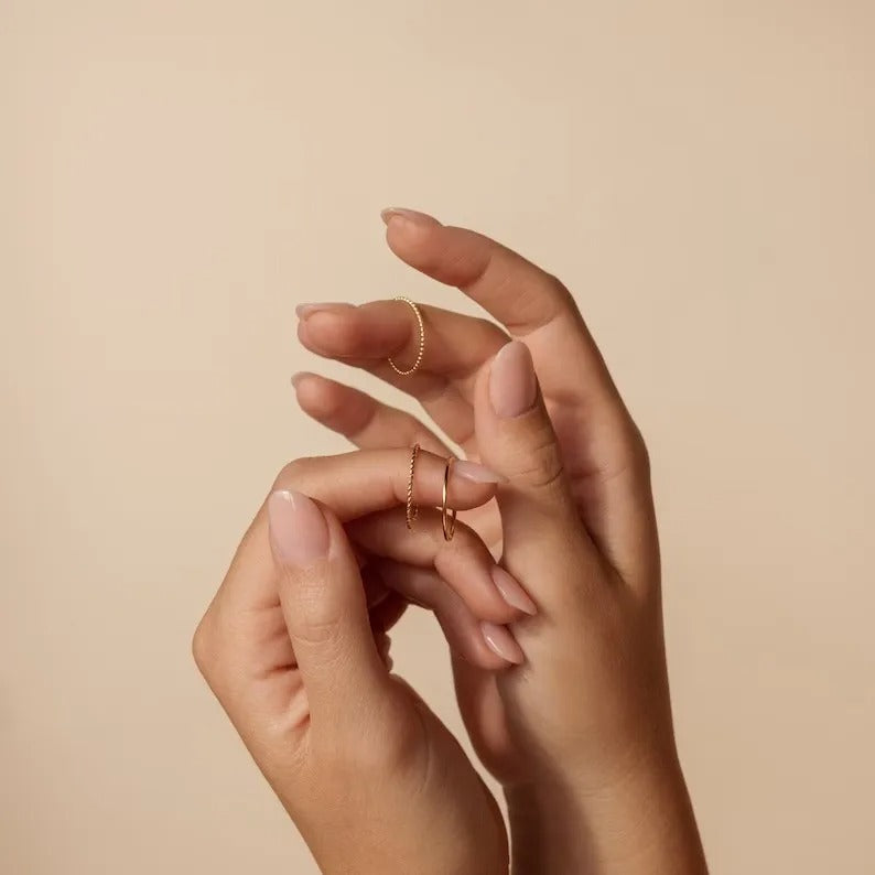 3pc Minimal Assorted Ring Set