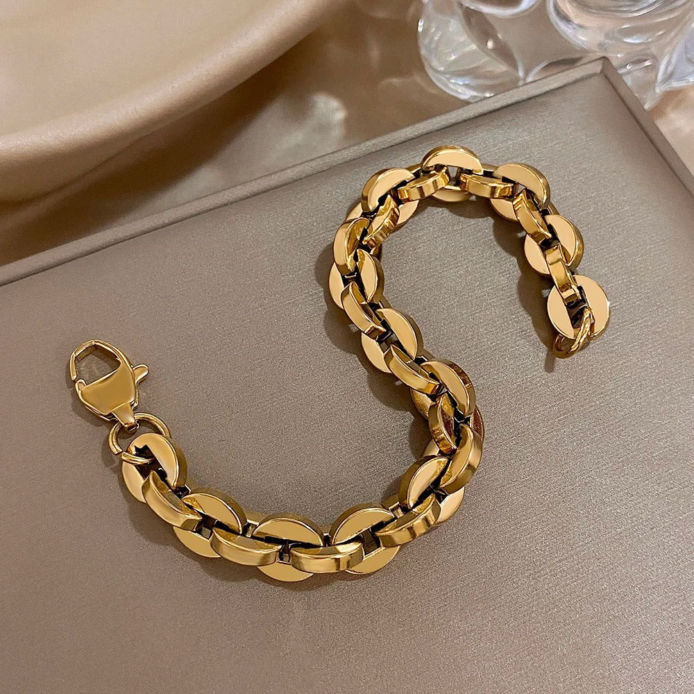 Chunky Cuban Chain Bracelet
