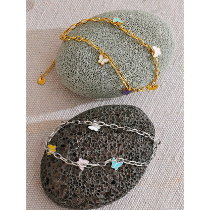 Colorful Butterfly Anklet