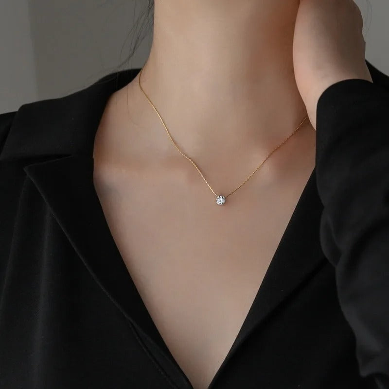 Dainty Stone Necklace