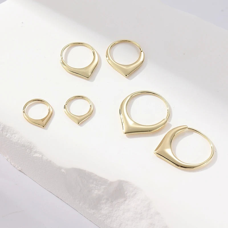 3pc Tiny Petal Earrings