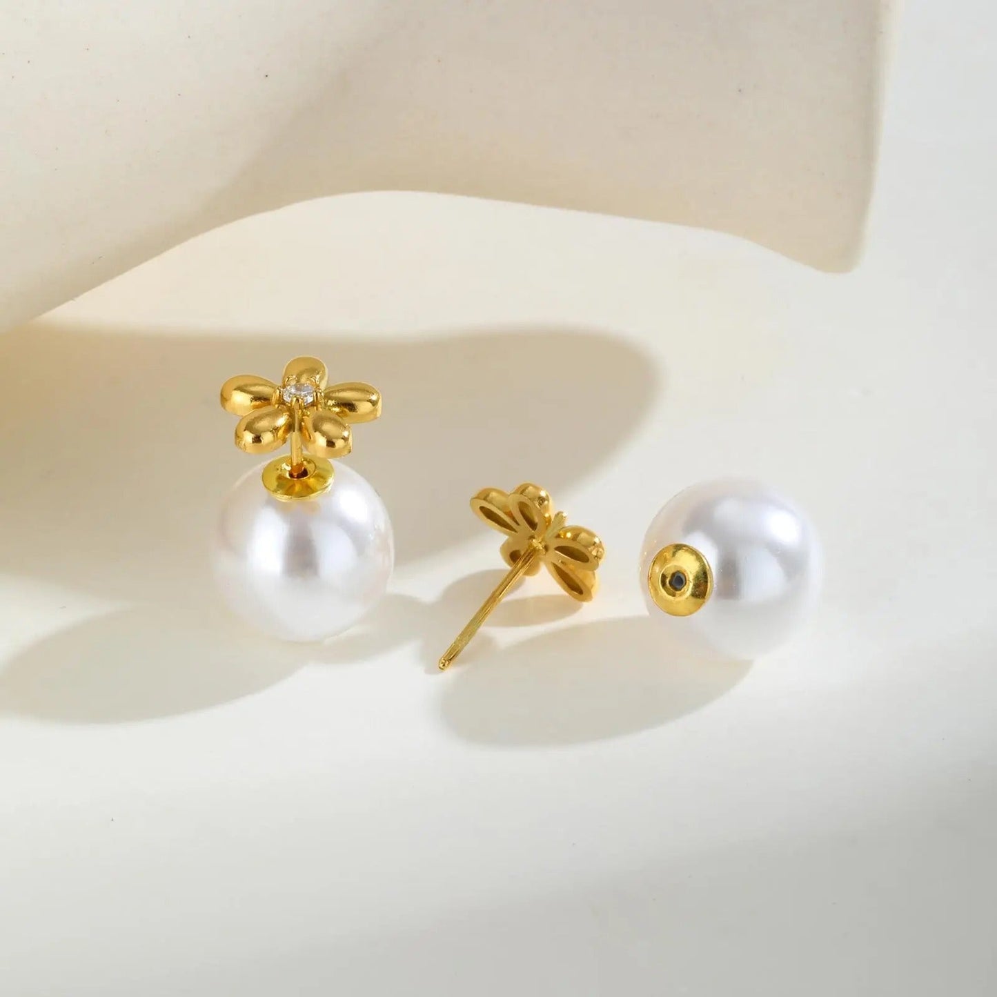 Pearl Stud Earrings