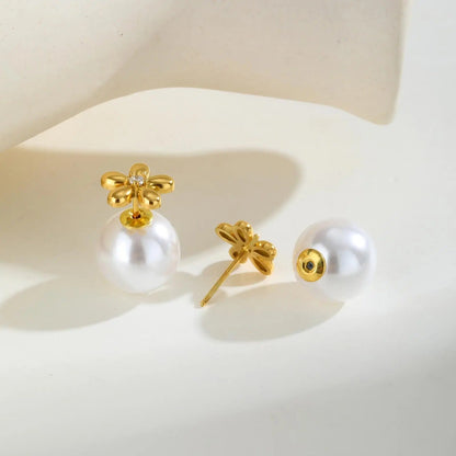 Pearl Stud Earrings