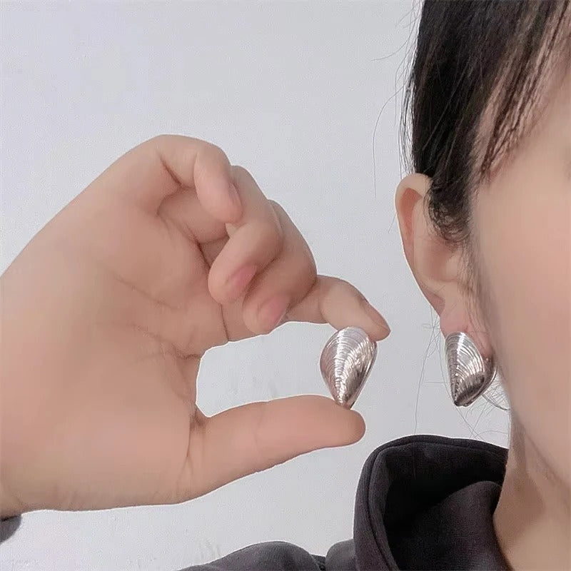 Irregular Shell Stud Earrings