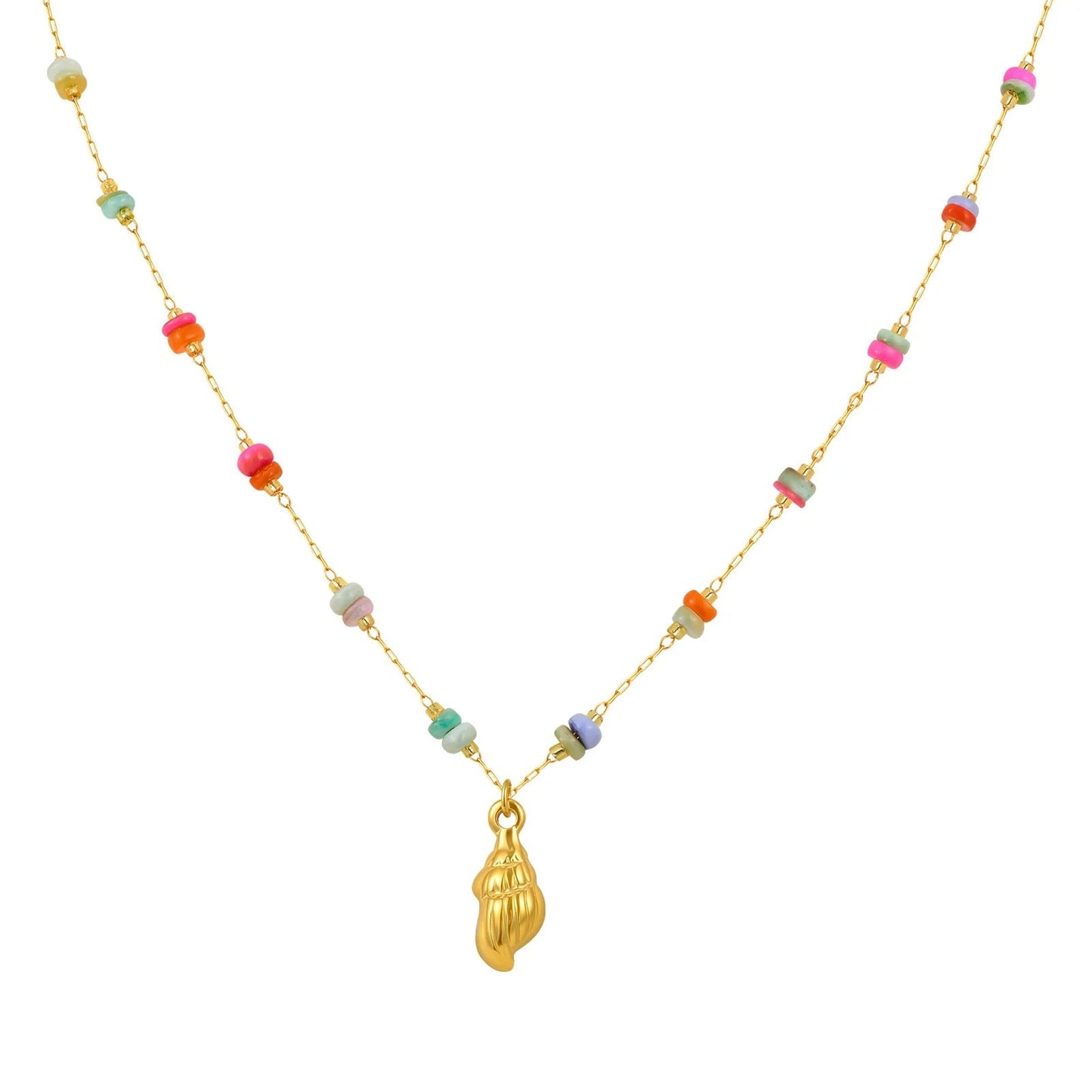Colorful Conch Necklace
