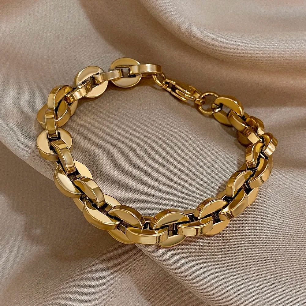 Chunky Cuban Chain Bracelet