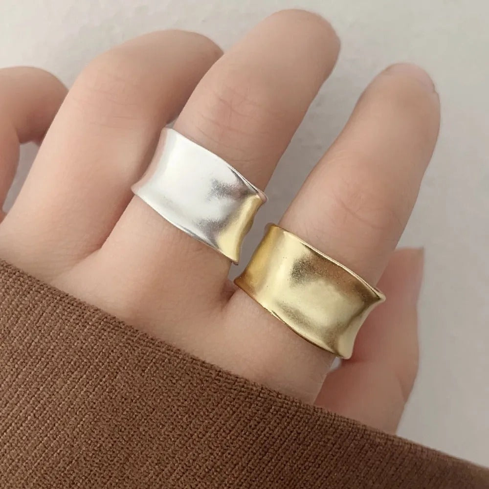 Vintage Wide Flat Ring