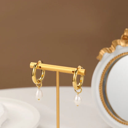 Vintage Pearl Drop Earrings