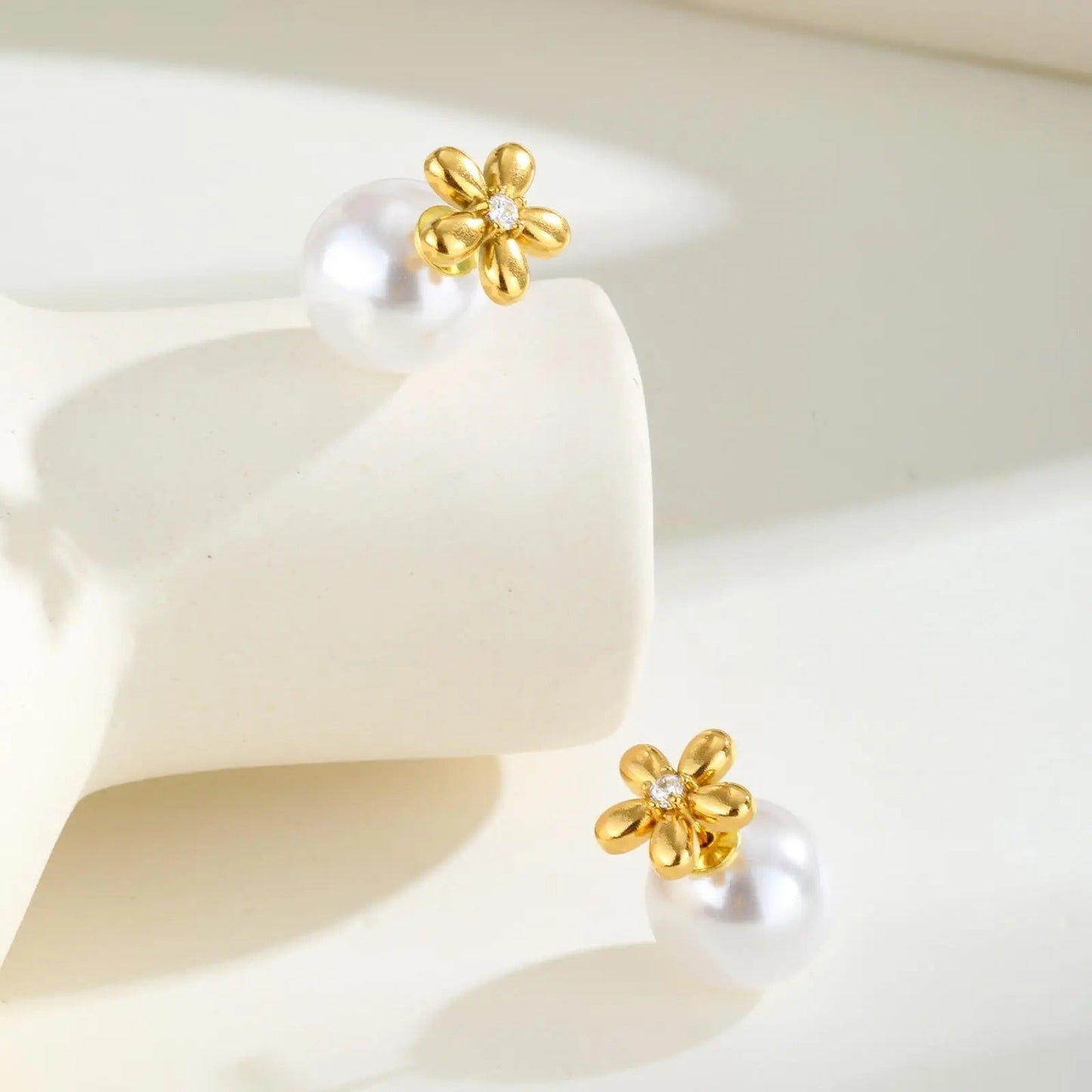Pearl Stud Earrings