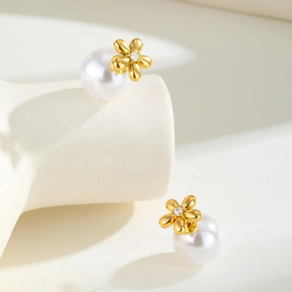 Pearl Stud Earrings