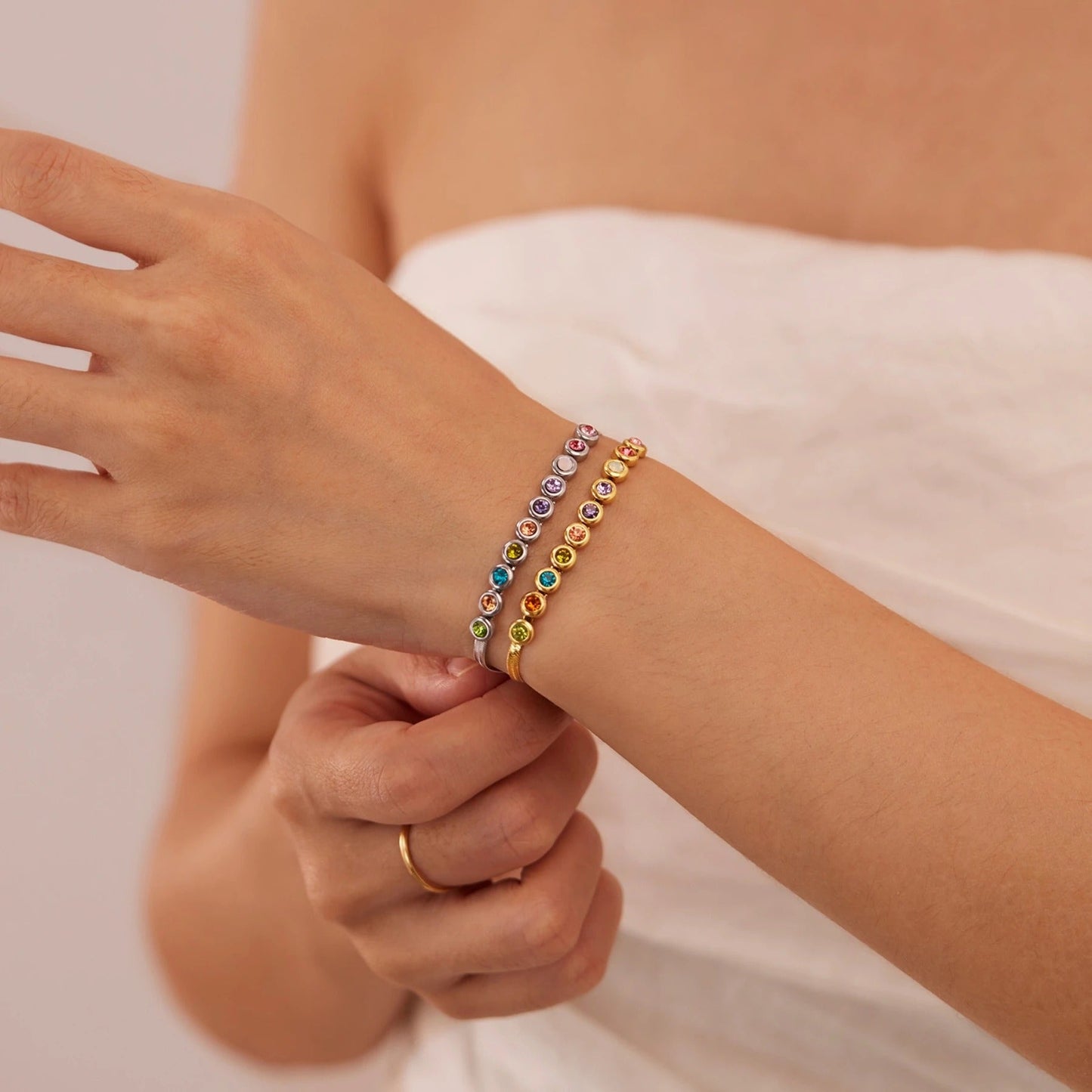 Colorful Mini Circles Bracelet