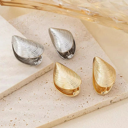 Irregular Shell Stud Earrings