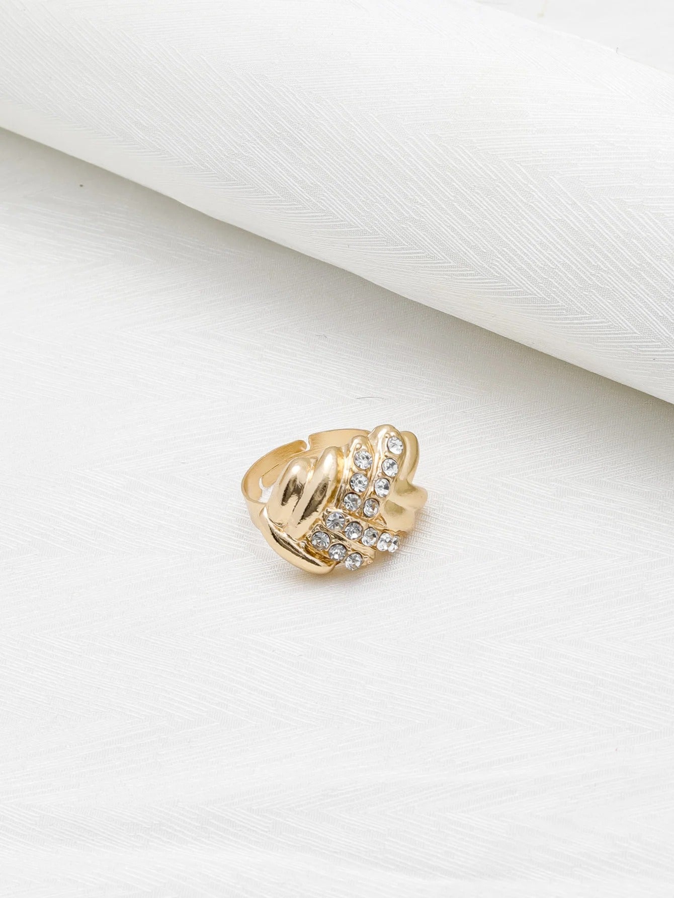 18k Luxury Thick Necklace, Bracelet, Earrings, & Ring Set