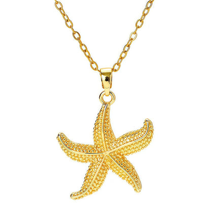 Minimal Starfish Necklace