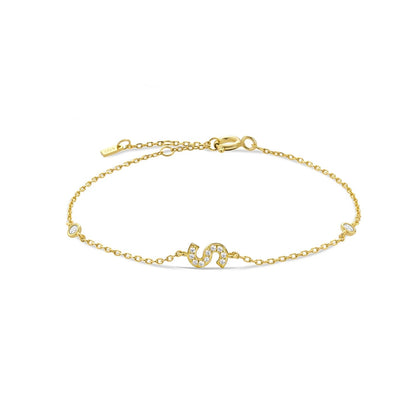 Monogram Initial Bracelet