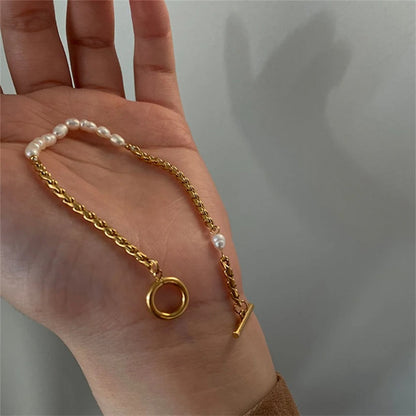 Irregular Pearl Bracelet