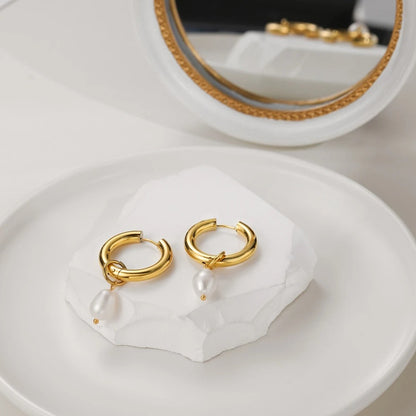 Vintage Pearl Drop Earrings