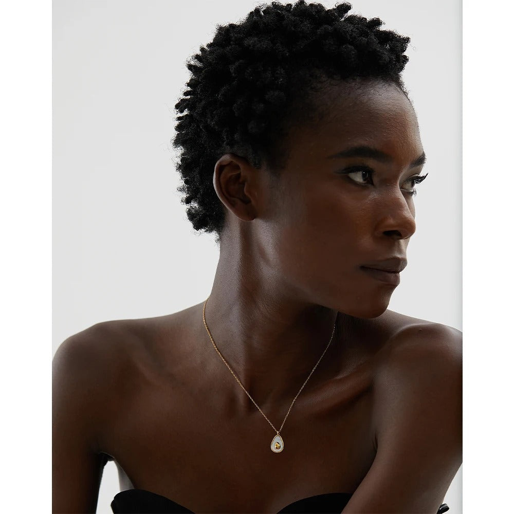 Golden Avocado Necklace