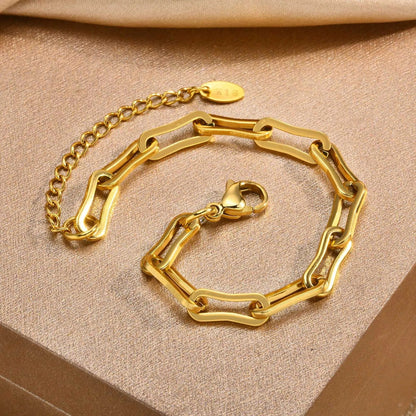 Paper Clip Link Bracelet