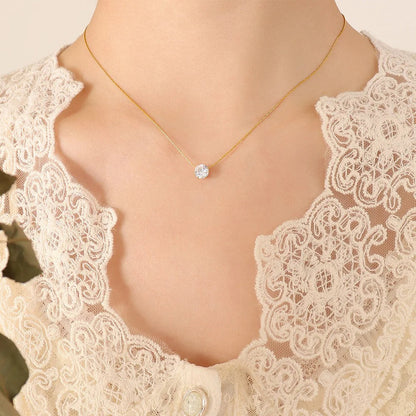 Dainty Stone Necklace