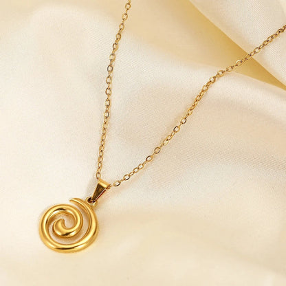Dainty Spiral Necklace