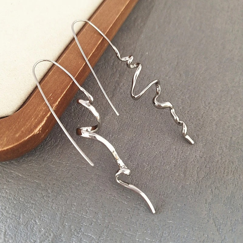 Abstract Squiggly Earrings