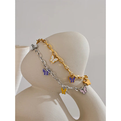Colorful Butterfly Anklet