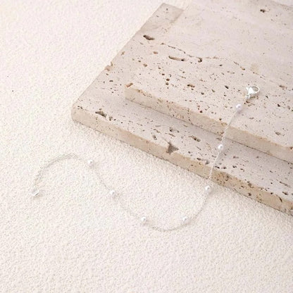 Minimal Pearl Bracelet
