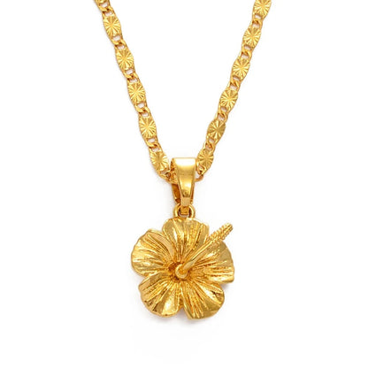 Hibiscus Flower Necklace