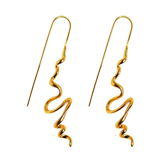 Abstract Squiggly Earrings
