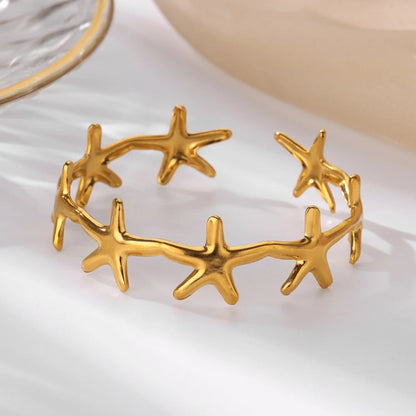 Shell Starfish Bangles